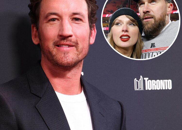 Miles Teller em Taylor Swift, Travis Kelce Engagement