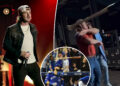 Morgan Wallen Chucks Batball Bat na esposa de José Bautista durante a parada pré-concerto