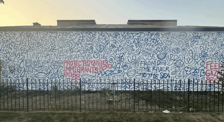 Museu sob fogo para censurar mural pró-palestino