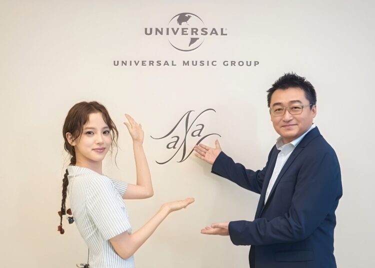 Música universal Grande China Ribras Novo acordo global com a superestrela Nana Ouyang
