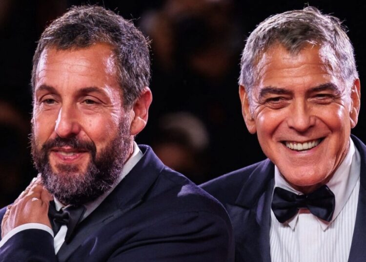 O Buzz do Oscar de Adam Sandler por 'Jay Kelly' é 'absolutamente irritante' para o costar George Clooney (exclusivo) - National Enquirer