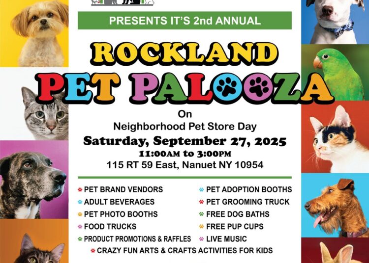 O Condado de Rockland recebe Pet Palooza em Nanuet com vendedores, música ao vivo e diversão em família