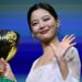 O Xin Zhilei da China ganha prêmio de melhor atriz no Festival de Veneza