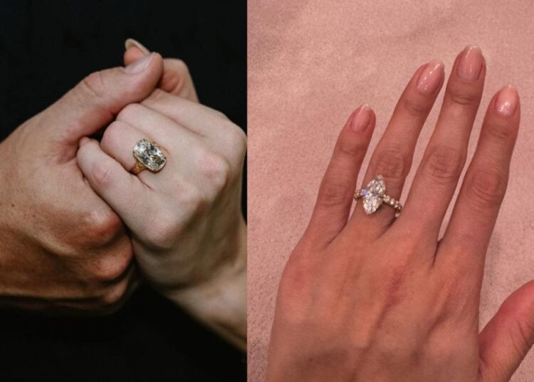 O anel personalizado de Taylor Swift para a peça vintage de Dua Lipa: confira anéis de noivado de celebridades impressionantes | Hollywood News