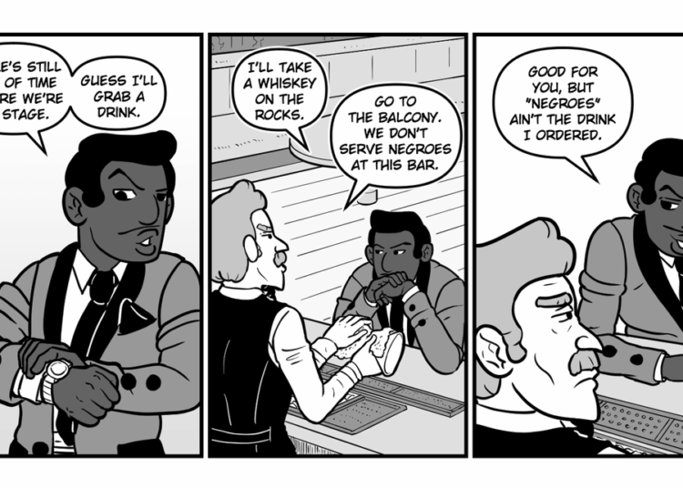O criador de quadrinhos do Texas aborda a música durante Jim Crow em New Strip