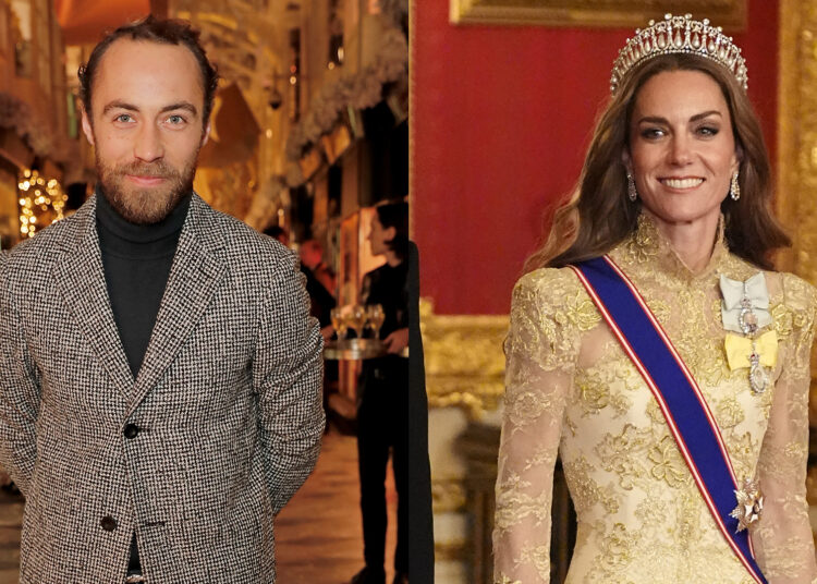 O irmão de Kate Middleton, James Middleton, reagiu publicamente ao seu momento estadual de banquetes