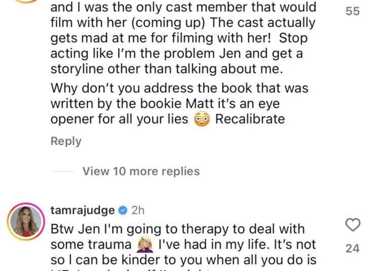 O juiz de Rhoc Tamra diz a Jennifer Pedranti para 'seguir em frente ou sair do show de Vicki Gunvalson'