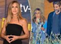 O namorado de Jennifer Aniston, Jim Curtis, apoia a atriz no 'Morning Show', a estréia da 4ª temporada