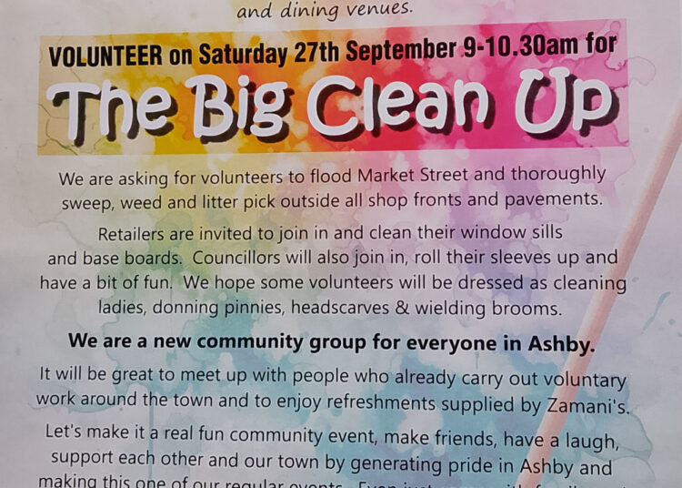 O que há em Ashby neste fim de semana: Ashby Big Clean Up, Oktoberfest, Música ao vivo e comida de rua | Notícias locais | Notícias | Ashby Nub News