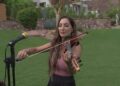 Selin Eskandarian vem tocando violino profissionalmente há mais de duas décadas em eventos em ...