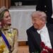Os fãs de Kate Middleton localizam a maneira sutil da maneira que ela 'cortejou' Donald Trump no banquete estadual