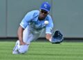 Os fãs do Royals devem se lembrar com carinho desta luva de ouro aposentada Big Leaguer