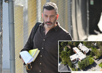 Pequeno incêndio extinguido do lado de fora da casa de Los Angeles de Jimmy Kimmel