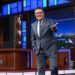Por que não houve um novo show tardio com o episódio de Stephen Colbert na noite passada?