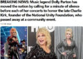 Posts reivindicando Dolly Parton, Adam Lambert, Elton John, Barry Gibb, Kelly Clarkson, Carrie Underwood, Vince Gill, Sam Pittman, Cade Klubnik ou Marc Marquez homenageado Charlie Kirk não são reais