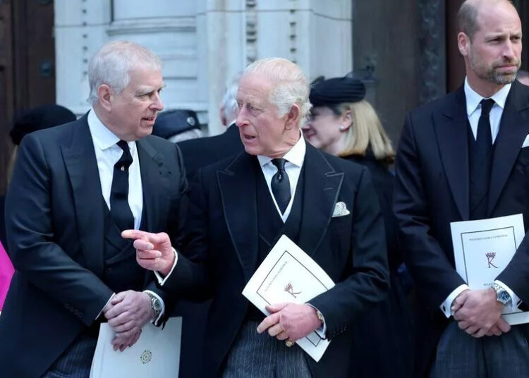 Prince William 'puxou Rank' no príncipe Andrew após o movimento 'Crass' no Sombre Event