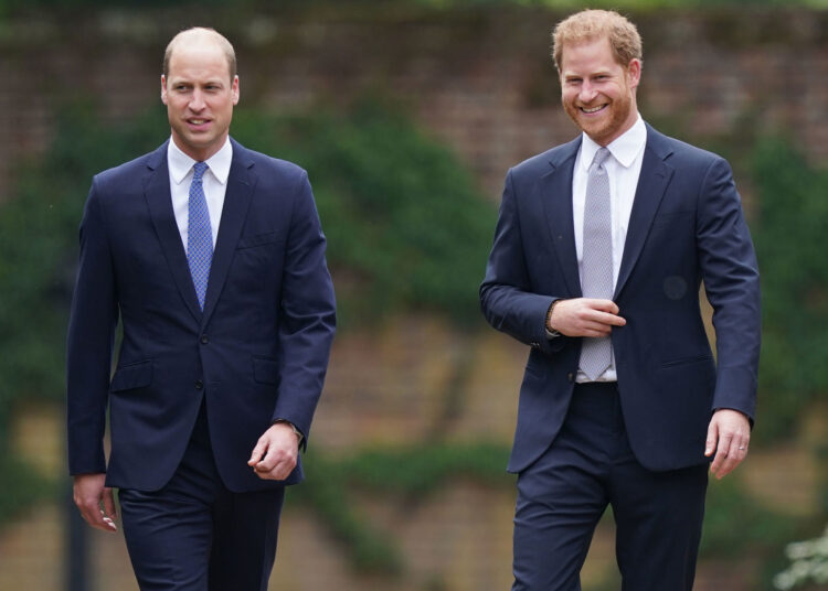 Príncipe William e príncipe Harry totalmente gêmeos um dia de intervalo