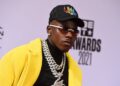 Dababy chega ao BET Awards no domingo, 27 de junho de 2021, no Microsoft Theatre em Los ...