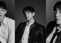 Da esquerda: membros do EXO-CBX Chen, Baekhyun e Xiumin (INB100)