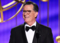 Stephen Colbert venceu seu primeiro Emmy por excelente programa de entrevistas, e eu não estou chorando, você está chorando com a reação dele após o cancelamento do Late Show