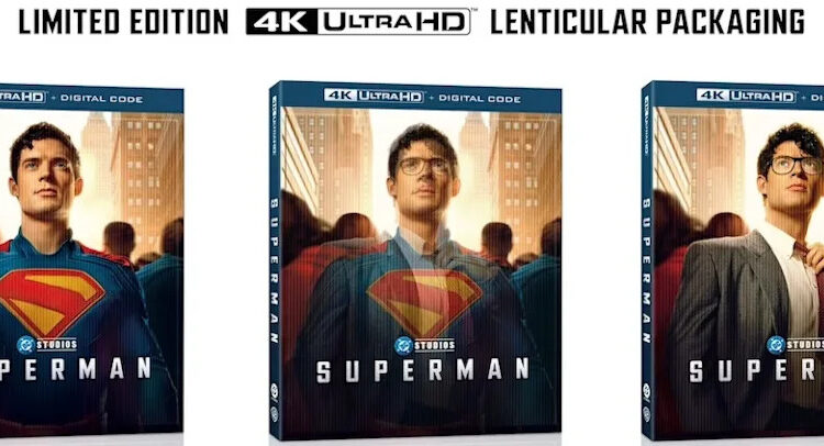 Superman 4K Limited Edition com arte lenticular em disputa durante a semana de lançamento