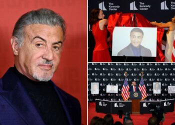 Sylvester Stallone ainda está em choque sendo chamado de homenageado Kennedy Center