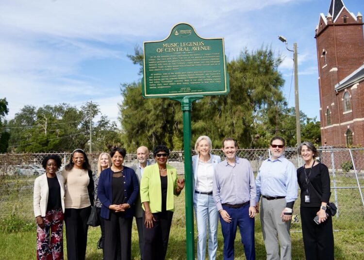 Tampa homenageia lendas musicais da Central Avenue com novo marcador histórico