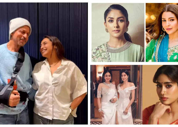 Top 5 notícias de entretenimento: Shah Rukh Khan-Rani Mukerji Celebrate National Award Win, Mrunal Thakur faz Dig no Anushka Sharma |
