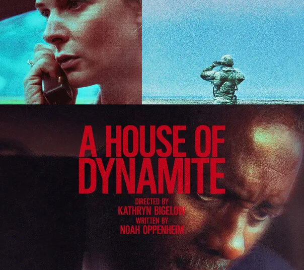 Uma casa de trailers de dinamite visualiza o aclamado filme de suspense da Netflix