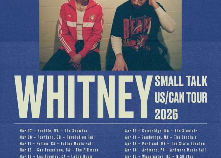 Whitney Anunciou 2026 Tour, Compartilhe o vídeo da nova música "Back to the Wind": Assista