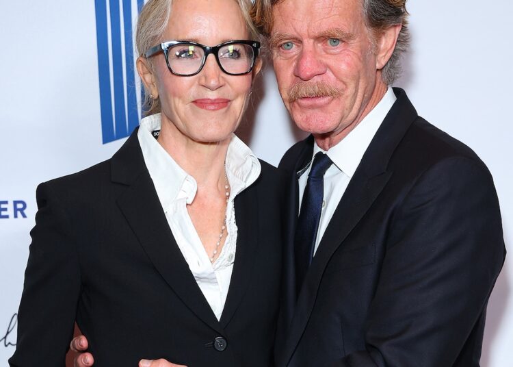 William H. Macy com a filha Georgia