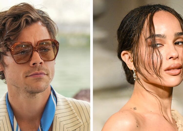 Zoë Kravitz e Harry Styles jantam com Lenny Kravitz em Nova York