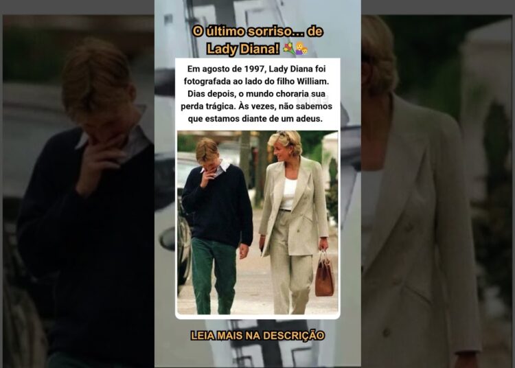 O último sorriso… de Lady Diana! 💐👩‍👦