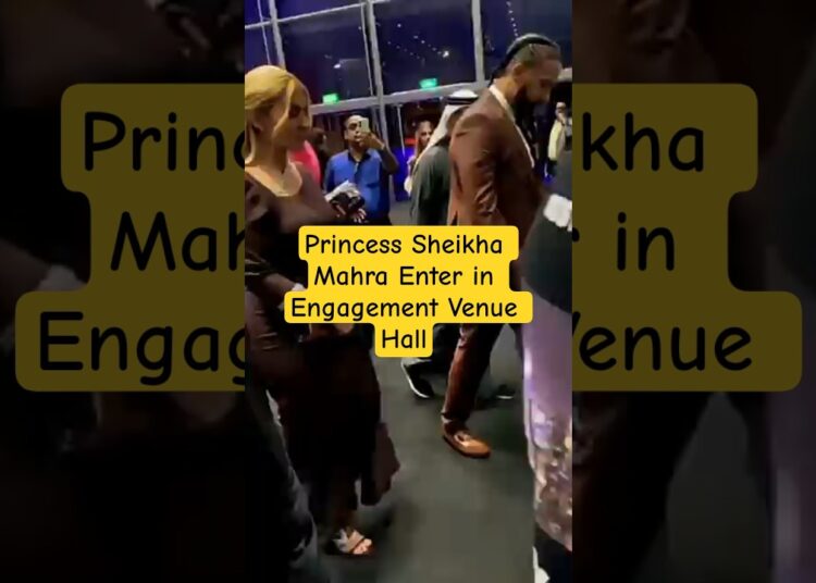 Princess Sheikha Mahra Visit Engagement venue #dubai #royal #family #viral #shorts