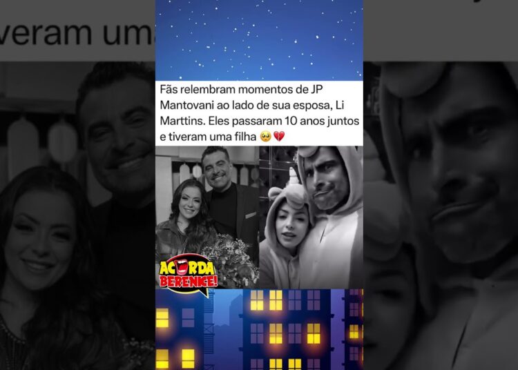 Fãs relembram momentos de JP Mantovani ao lado de Li Martins. Eles passaram 10 anos juntos.💔