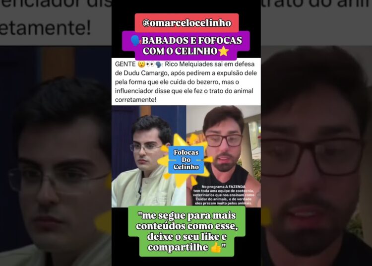 Fofoquei rico está do lado do Dudu 👏 #babados #fofocas #fofocasdosfamosos #reality #celinho7