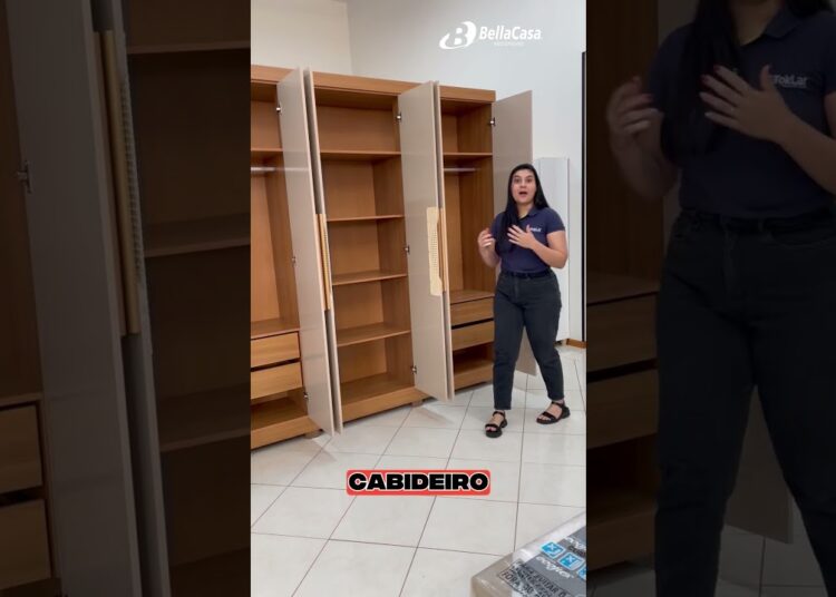 Roupeiro 100% MDF na Bella Casa de Realeza PR
