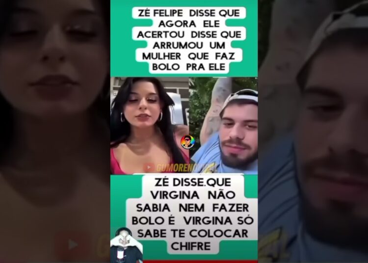 🔥 Zé Felipe fala de mulher que faz bolo indireta pra ana castela 🎂💔 #zefelipe #virginia #famosos