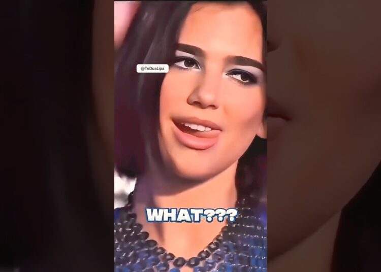 Dua Lipa 👀 Cristiano Ronaldo #shorts #lovestory #chemistry #dualipa #singer #love #edit #football