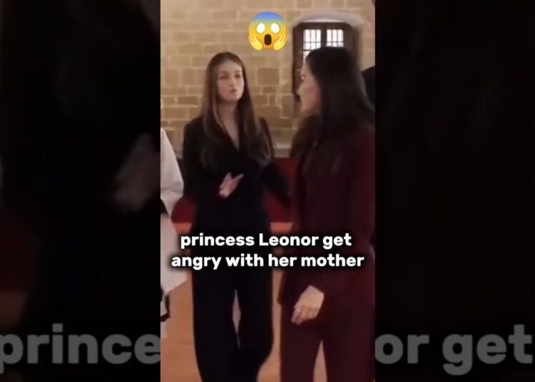 Princess Leonor fight with queen letizia#leonor#shorts#royalupdate