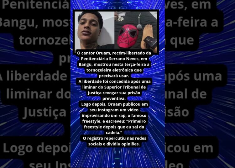 ORUAM MOSTRA TORNOZELEIRA E MANDA FREESTYLE