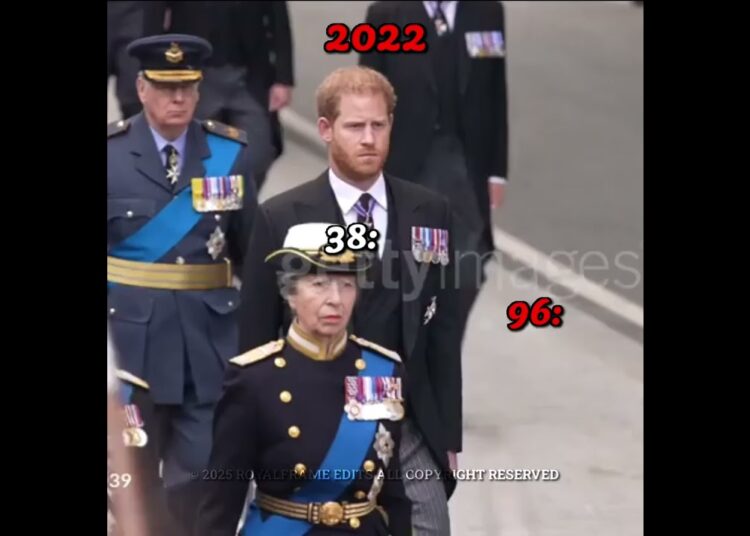 Queen Elizabeth II and Prince Harry  #shortsfeed #britishroyalfamily #history