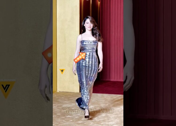 Tamannaah Bhatia’s ULTRA-PREMIUM Stargaze Maxi Dress from Galvan Revealed! #tamannaahbhatia #luxury