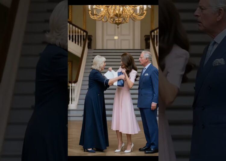omg. camilla ruined  letter given by king Charles #catherine #charles #camilla #britishroyalfamily