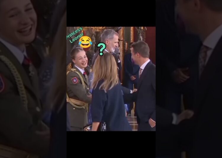 “Oops! Both Forgot 🤦‍♂️🤣”future queen of Spain#laugh#princess#leonor#funny#royal#new.
