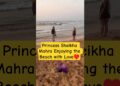 Princess Sheikha Mahra Enjoying the Beach with Love♥️ #dubai #royal #family #viral #shorts