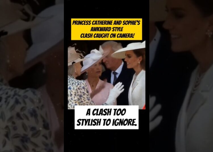 Princess Catherine and Sophie’s Awkward Style Clash Caught on Camera! #royalbaby #britishroyalfamily