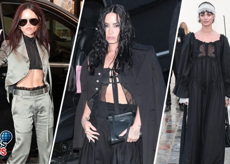 Demi Lovato & Friends SLAY Paris Fashion Week! ✨🖤👗