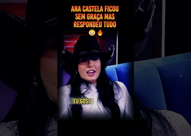 Ana Castela ficou sem graça mas respondeu TUDO 😳🔥 #humor #viral #comedia