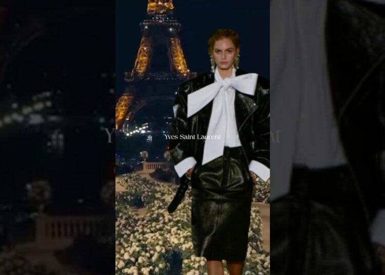 Saint Laurent: nylon, realeza e Rive Gauche   #parisfashionweek #pfw #yvessaintlaurent #ysl